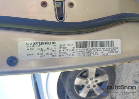 2011 Dodge Journey Mainstreet z USA, uszkodzony, nr VIN 3D4PH1FG7BT565534